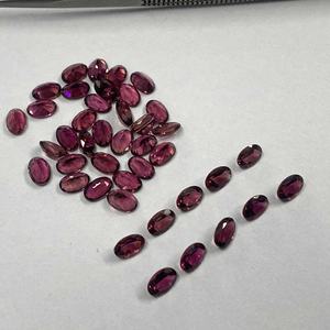 Piedras preciosas naturales de turmalina Rosa certificadas por IGI, piedras preciosas facetadas de corte ovalado de 3mm y 4mm de alta calidad para accesorios de joyería - Product Image 4