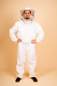 Conjunto completo de protección para apicultores, disfraz de algodón Diagonal, equipo protector de Apicultura, apicultura - Product Image 5