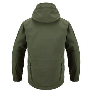 2021 vestes d'hiver à manches longues avec manteau chaud poches boutonnées en toile à capuche - Product Image 4