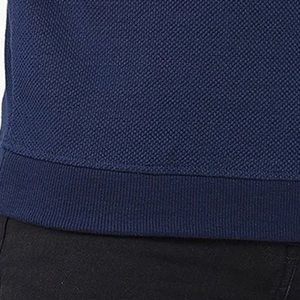 Design personnalisé Sweat-shirt pour hommes en polyester/coton col rond manches longues teint uni automne imprimé numérique motif solide haut - Product Image 5