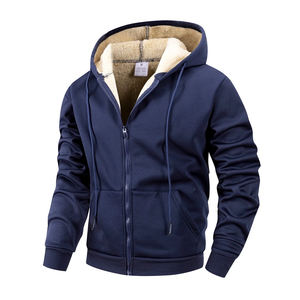 Sudadera con Capucha Extra Grande y Gruesa, Informal, Deportiva, de Manga Larga, para Hombre, de Forro Polar, Cálida, Resistente al Viento, 100% Algodón - Product Image 6