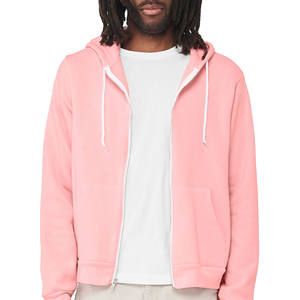 Sweat à capuche personnalisé pour hommes, poids lourd 100% coton, design OEM, éponge française surdimensionnée, fermeture éclair brodée, techniques pour l'hiver - Product Image 1