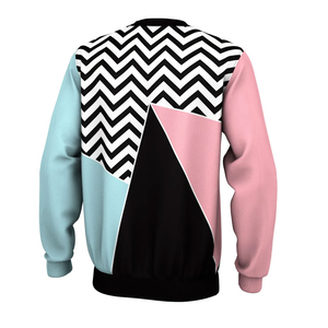 Basics Cotton <b>Blended</b> Classic O Neck Winter Fleece Sublimation Printed Comfortable Men Sublimation Sweatshirts with OEM Service - Product Image 3