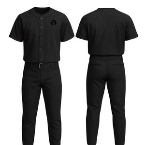 OEM ชุดเสื้อเบสบอลและกางเกงออกแบบได้ตามต้องการชุดเครื่องแบบทีมพิมพ์โลโก้สำหรับผู้ชายสโมสรเยาวชนและการแข่งขัน - Product Image 5