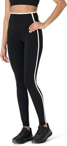 Women's High Waist Seamless Fitness <b>Legging</b> Breathable <b>Knitted</b> Active Wear with Unique Contrast Trim Custom Logo Casual Style - Product Image 4