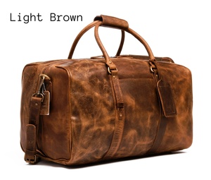 Full Grain <b>Leather</b> Duffel <b>Bag</b> Personalized Weekender Travel Luggage Overnight Duffle for <b>Men</b> Anniversary Gifts LTG-0034 - Product Image 6