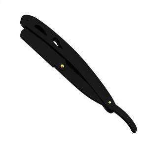 Venta al por mayor de corte personalizado de una sola hoja maquinilla de afeitar recta de acero inoxidable herramienta de peluquero para cara y cuerpo Bikini aseo - Product Image 6