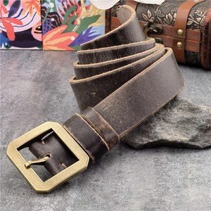 เข็มขัดหนังพร้อมหัวเข็มขัดหมุดสี่เหลี่ยมใหม่ทันสมัยแบบกอธทำด้วยมือปักหมุดเข็มขัดยีนส์สำหรับทุกเพศ - Product Image 4