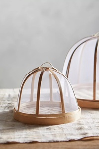 Cubierta de Alimentos de Bambú Hecha a Mano, Cubierta de Malla de Bambú para Alimentos, Cubierta de Alimentos de Bambú para Cocina y Restaurante - Product Image 4