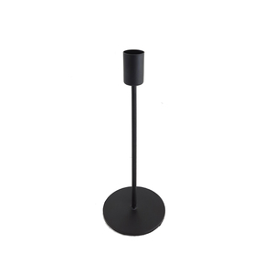 Portavelas cónico de Metal con acabado dorado de lujo, forma redonda para mesa, decoración del hogar y la boda, hecho a mano a granel - Product Image 3