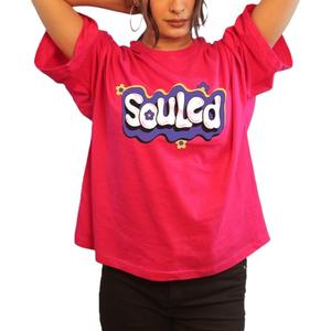 Femmes lettre personnalisée imprimé à manches courtes grande taille T-Shirt nouveauté Jersey tissu mode Style décontracté en gros - Product Image 2