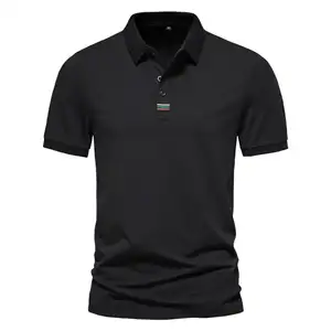 Polo personnalisé Oem, 100 coton couleurs, polo de golf uni personnalisé, t-shirt polo blanc pour hommes