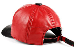 Chapeau de sport unisexe rose bonbon brillant style luxe casquettes noires pur cuir véritable fabrication pakistanaise pour plage pêche voyage - Product Image 4