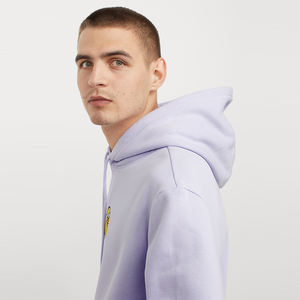 Sudadera con capucha personalizada de algodón 100% para hombre Sudadera con capucha Hip hop Oversize High Street Puff Print Hoodie para hombre - Product Image 4