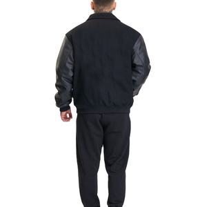 OEM personalizado invierno lana Chenille Letterman chaqueta para hombres Vintage Varsity estilo High Street lienzo - Product Image 3