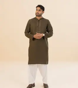 Hiện đại phong cách saudi Arabic shalwar kameez Nhà cung cấp chất lượng cao islamic Pakistan quần áo nhà sản xuất