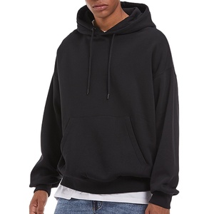 Sudaderas con Capucha de Felpa Francesa para Hombre, de Alta Calidad, Casuales, Holgadas, 100% Algodón, Personalizadas para Invierno - Product Image 1