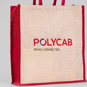 Wholesale Large Natural <b>Hessian</b> Tote Beach <b>Bags</b> Premium Eco-Friendly Custom Printed Plain Ribbon Handle OEM Button Letter - Product Image 2