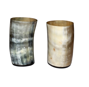 Cuerno hecho a mano de vidrio, accesorios de cocina, decoración del hogar, calidad de exportación, cuerno de Búfalo, vidrio para beber, fabricante indio - Product Image 1