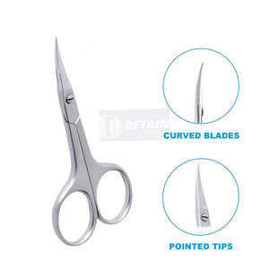 Ciseaux à ongles à cuticules pointus de haute qualité meilleure lame de ciseaux de manucure professionnelle en acier inoxydable - Product Image 2