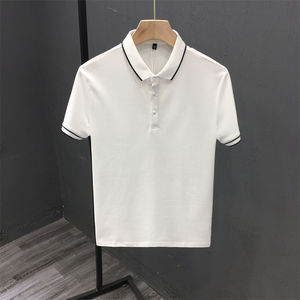 Uniforme de trabajo de alta calidad Polo de negocios 100% algodón bordado Logo Polos Plain Golf Custom Men's Polo T-shirts - Product Image 6