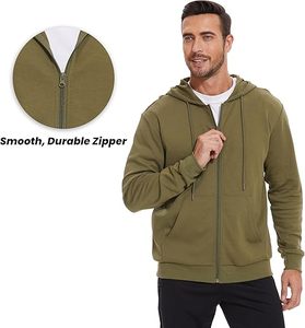 Sweat à capuche léger avec fermeture éclair sur le devant, capuche avec cordon de serrage, poches kangourou, - Product Image 2