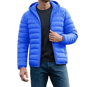 Chaqueta de Invierno Personalizada para Hombre, Chaqueta Acolchada Impermeable y Cortavientos con Cierre y Cuello Alto, Ropa de Abrigo de Moda al por Mayor OEM - Product Image 5