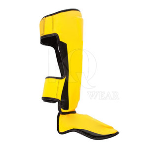 Trendy Leather Shin <b>Pads</b> Lightweight Professional Protection Adjustable Perfect for Football Training <b>Practice</b> Games Sports Use - Product Image 2