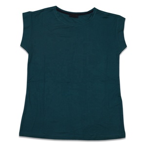 Vêtements personnalisés pour femmes vente en gros t-shirt de couleur blanche t-shirt décontracté sans manches 100% coton pour les femmes - Product Image 2