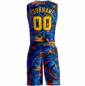 Uniforme de basket-ball de vente chaude pour hommes séchage rapide 100% polyester matériel vêtements de sport respirants uniformes de basket-ball personnalisables - Product Image 3