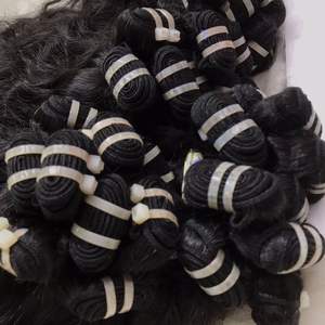 วิกผมลูกไม้ด้านหน้าสำหรับผู้หญิงผมตรงธรรมชาติสีดำสบาย100% - Product Image 3