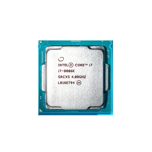 इंटेल कोर i7 सीपीयू 4.0 GHz 6 कोर इंटेल कोर 95W डेस्कटॉप प्रोसेसर i7-8086K