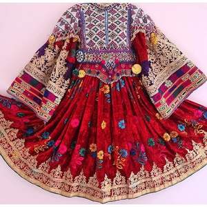 Colección de diseñador para Ropa Étnica afgana Hermosos vestidos Kuchi para niñas afganas 2024/2025 - Product Image 5