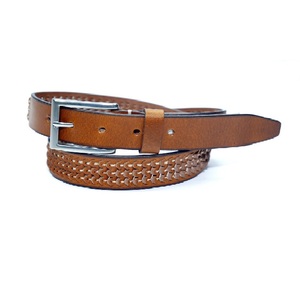 Ceinture en cuir de vachette véritable de qualité supérieure - Product Image 2