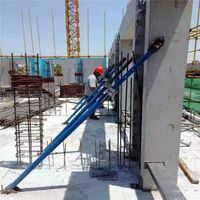 Étais de construction télescopiques robustes certifiés CE pour le béton et les chantiers industriels