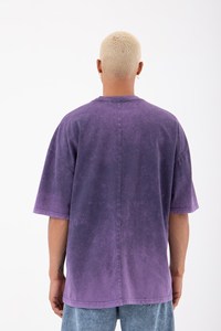 T-Shirt à manches tombantes pour homme, Streetwear, décontracté, urbain, 2023 coton, personnalisé, article OEM de haute qualité, 100% - Product Image 3