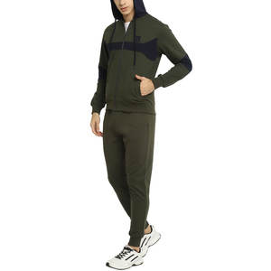 Chándal con capucha y cremallera ajustado ecológico de talla grande para hombre colección de invierno hecho en Pakistán recién llegado precio al por mayor - Product Image 3