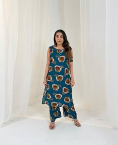Kurti Étnico de Secado Rápido con Estampado Vaticano para Mujer, Ideal para Fiestas y Bodas, con Pedidos al por Mayor de Calidad Premium - Product Image 3