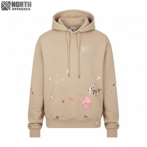 Sweats à capuche de meilleure qualité Logo personnalisé Fabricants de sweats à capuche French Terry Custom Printed Heavyweight Essentials 450 gsm hoodie - Product Image 1