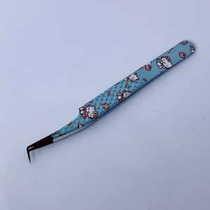 Pincettes de Volume en acier inoxydable, pincettes minces, applicateur d'extension inclinée, applicateur de cils, vente complète personnalisée - Product Image 6