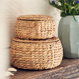 <b>Water</b> hyacinth gift box handwoven storage boxes cheapest price natural <b>container</b> for room organizer - Product Image 6