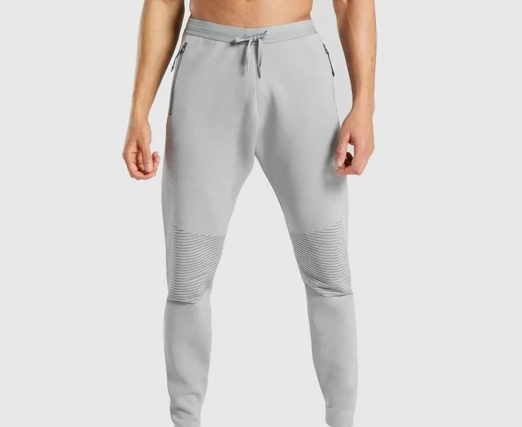 Custom OEM Men's Fleece Lined Joggers Sweatpants with 3 Zipper Pockets Warm Pants for Winter Running Workout Gym Pants