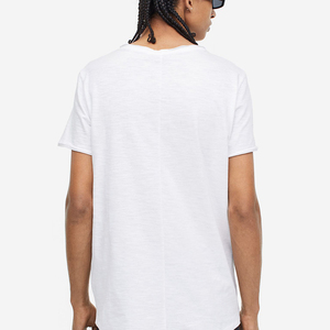 T-shirt en coton pour homme T-shirt oversize sérigraphié à épaules tombantes T-shirts personnalisés avec impression de haute qualité - Product Image 5