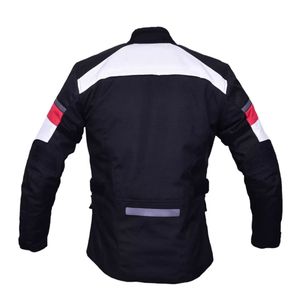 Blouson de moto en textile 600D imperméable, avec protections CE, pour hommes, coupe-vent, pour la randonnée et la course - Product Image 4