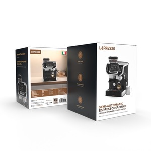 LePresso Machine à café espresso italienne électrique semi-automatique fonction programmable voiture domestique en plastique utilisation hôtel US/EU - Product Image 3