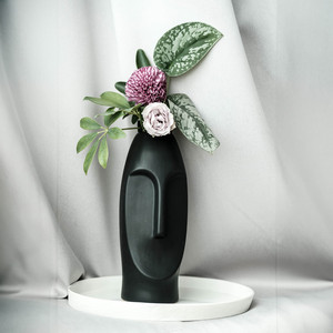 CFV9212BK - แจกันโมอายสีดำขนาดใหญ่ - 12 - Product Image 4