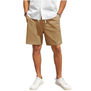 Pantalones cortos con cordón de cintura elástica informal para hombre de moda callejera pantalones cortos casuales ligeros de verano con bolsillos - Product Image 3