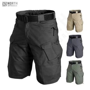Pantalones Cortos Deportivos de Alta Calidad para Hombre, de Poliéster y Algodón, con Estampado de Lona, Cordón Ajustable, Secado Rápido, Personalizables, Casuales - Product Image 1