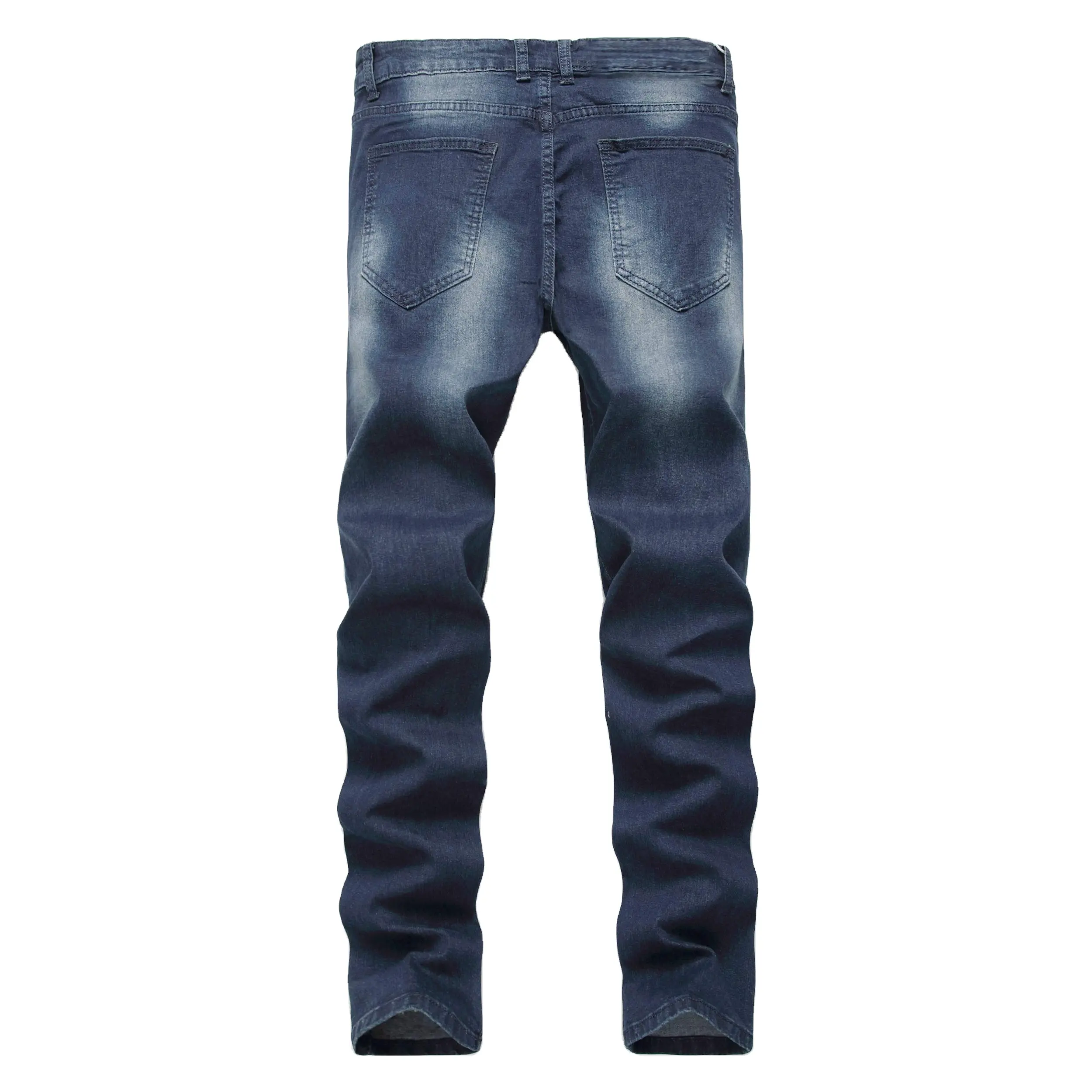 Pakistan Made Mans Jeans Pants Blue Color Denim Material Slim Fit Regular Jeans