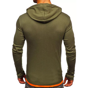 Sudaderas con capucha de algodón puro 100% pesado con logotipo personalizado, pulóver cómodo, informal, cuadrado, liso, de talla grande, para hombre - Product Image 2